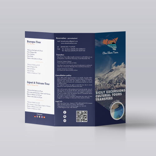 Brochure per Etna Shore Tours
