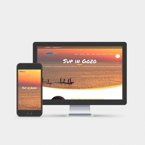 Sito desktop e mobile di Gozo Fun